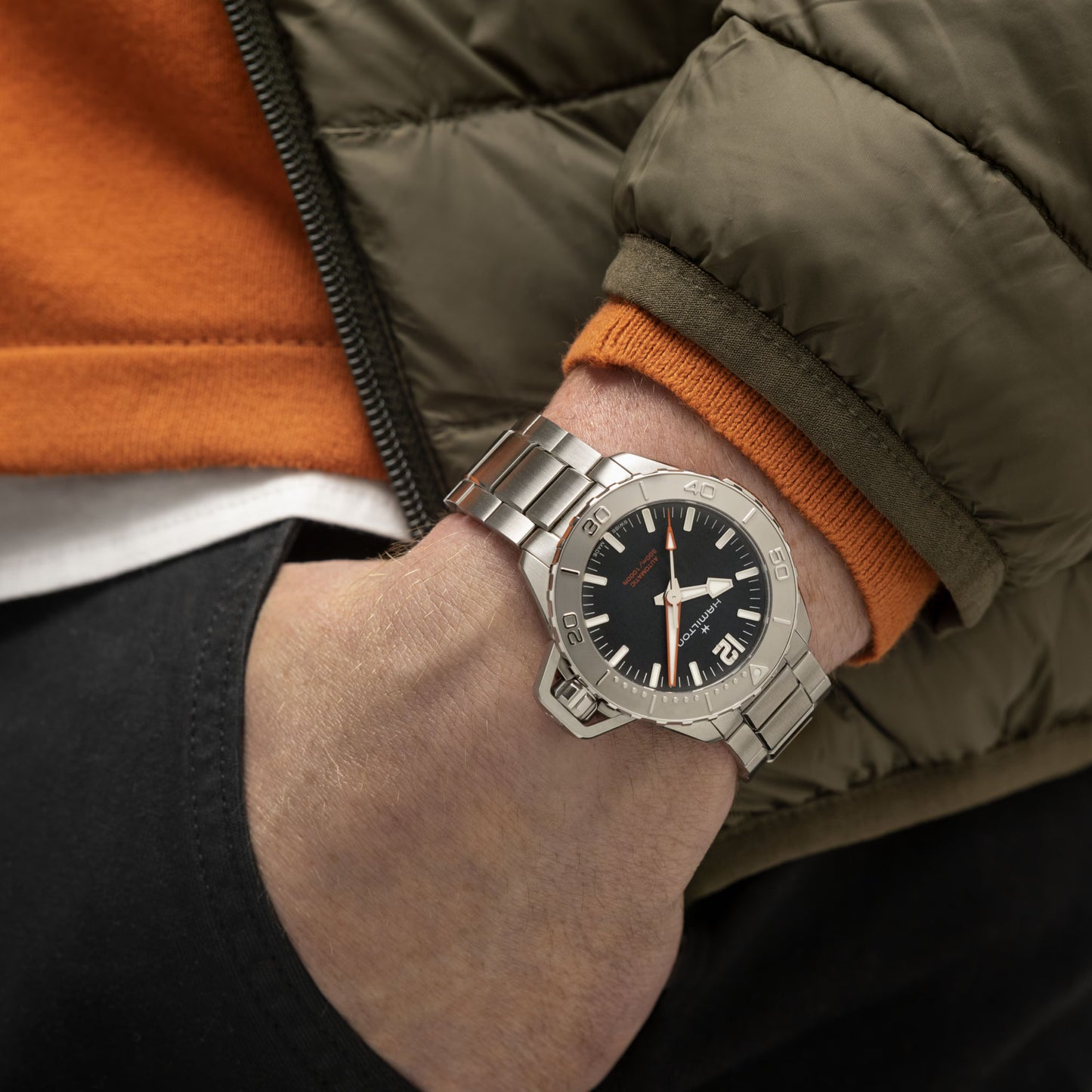 Hamilton Khaki Navy Frogman